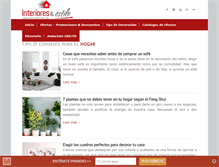 Tablet Screenshot of interioresyestilo.com